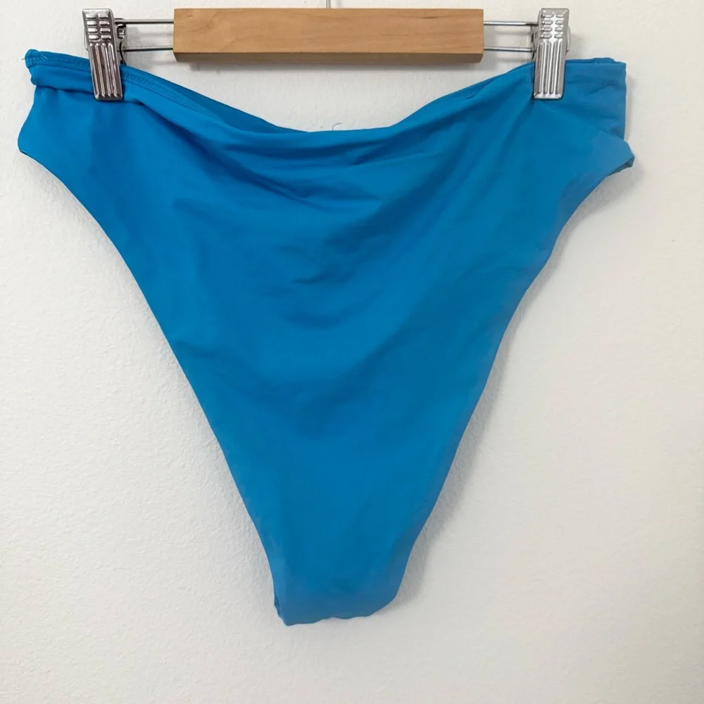 SKIMS SIGNATURE Swim Blue Bikini Bottom Size L - Picture 2 of 5